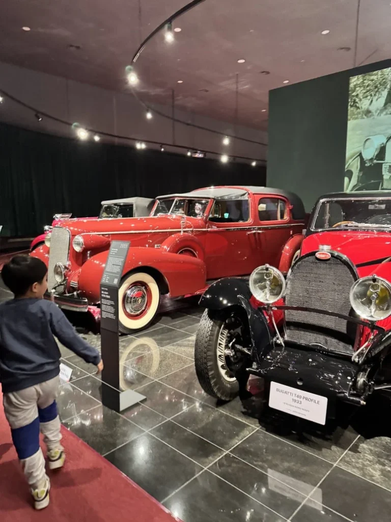 Classic car visitors can ride at the Samsung Fire Mobility Museum
