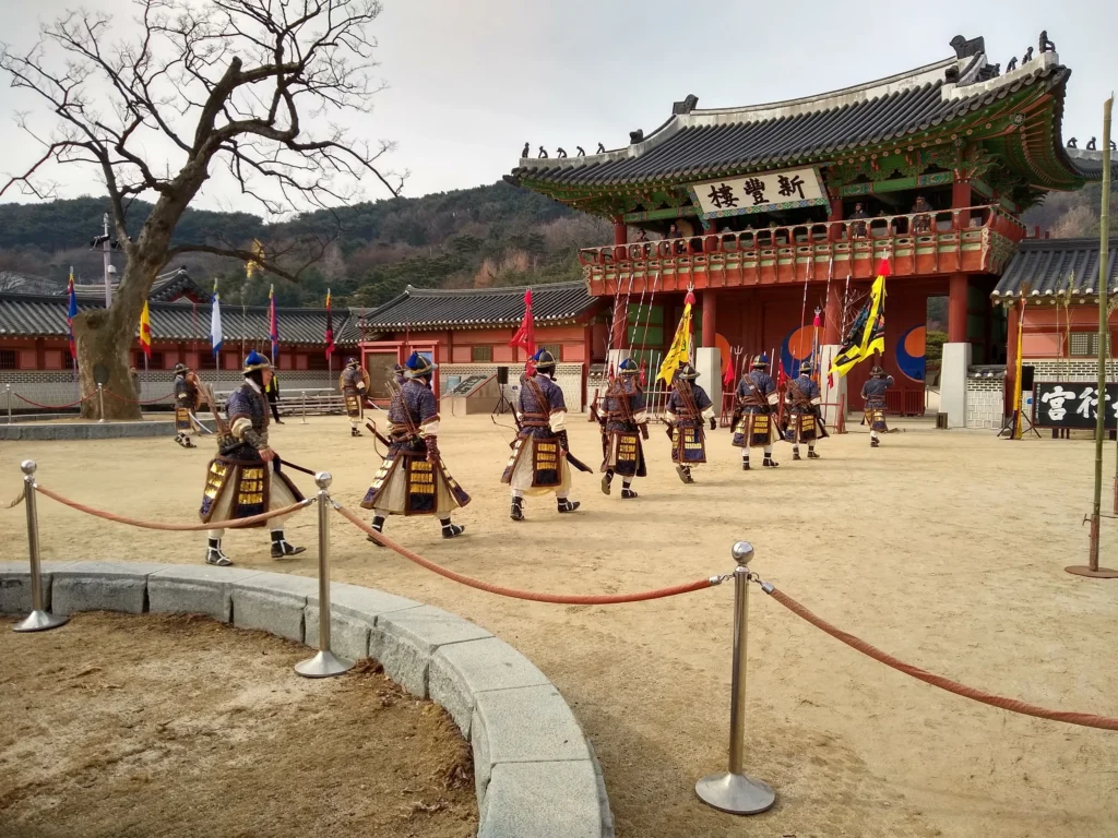 Hwaseong Fortress walls in Suwon, Gyeonggi-do, South Korea